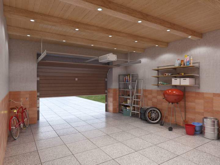 Porte garage espace annexe résistante et isolante Saint-André-Avellin